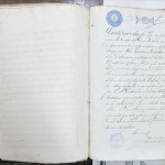 Certificado de donación y entrega al culto católico de la parroquia de la localidad. Rosario, 21 de enero de 1892.